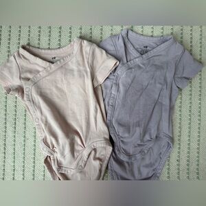 Two H&M Baby Onesies
